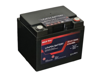 Maxtela MX024-24LFH 24V 24Ah LiFePO4 Battery for Low-Power Device